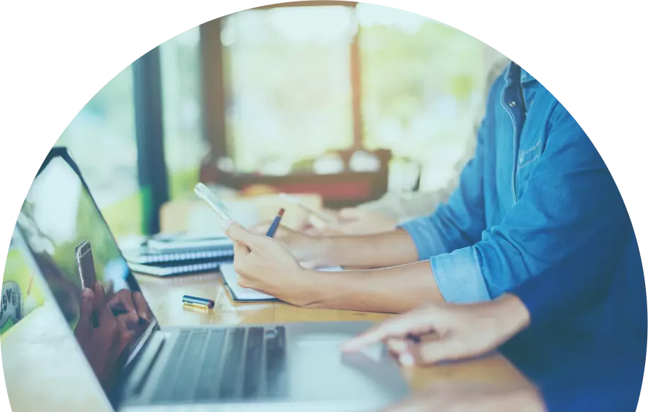 hands on computer image