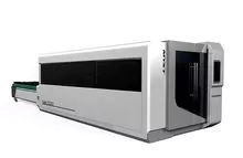 带更换台的全覆盖式光纤激光金属切割机MTF3015G光纤激光金属切割机