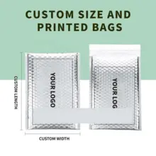 SLIDER ZIPPER BUBBLE POUCH, PADDED MAILER, ENVELOP