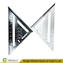 7”stamped aluminum triangle ruler