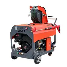 high pressure water jet sewer cleaning machine