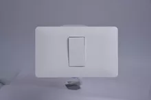 TNC V12 1M一开单控开关，包含外框+塑料安装面板组件+一开单控开关功能件