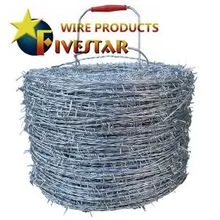 Galvanized Barbed wire 250KGF BW16 500M