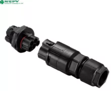 交流连接器 逆变器交流连接器 光伏交流连接器 汇流箱交流连接器 5P太阳能线端板端交流连接器