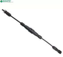 保险丝连接器线束 直列式保险丝连接器 直通保险丝线束 1500V直流保险丝连接器 mc4直列式保险丝