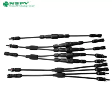 光伏2转1保险丝连接器 光伏并联保险丝连接器 2转1保险丝线束 光伏保险丝分支连接器 熔断器内置线束