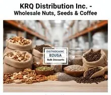 散装坚果、种子和咖啡批发 - 为您的企业提供优质产品 | KRQ Distribution Inc.