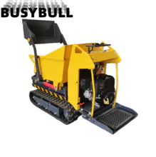 自上料升降液压履带翻斗车