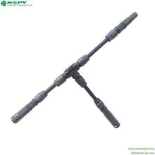 1500VDC光伏小型连接器 T型转接头连接器 小型光伏线束