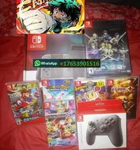 任天堂开关控制台 + 马里奥卡丁车和奥德赛 + 塞尔达 + 驴子 + ProControler