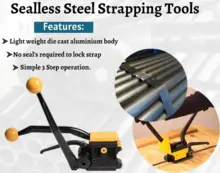 免扣手动钢带打包机