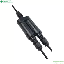 1500VDC光伏4.0保险丝转接头连接器 光伏保险丝分支连接器 两端线款