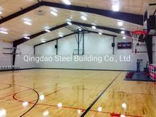 羽毛球场、网球场、足球场、体育场等室内体育馆的预制钢结构框架建筑