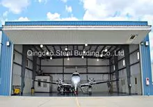 预制镀锌钢结构飞机棚