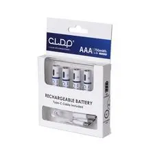 1.5V锂USB7号充电电池