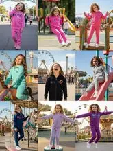 休闲运动女童套装