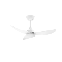 现代风格28inch-72inch吊扇，带LED灯和遥控器，6档风速，3种可调灯光颜色，静音