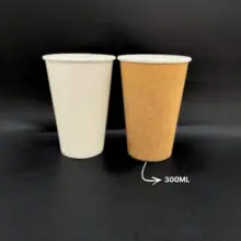 一次性可生物降解纸杯 300毫升