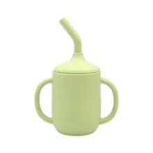 BPA-Free Food Grade Silicone Baby Training Cup 