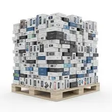 手机退货库存托盘，各种设备，用于折扣转售和批发供应