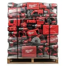 Milwaukee Tools 托盘装高级混合电动工具套装，批发转售业务用品