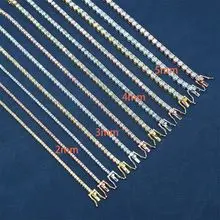 项链2.0-6.5mm S925银手链项链嘻哈网球链