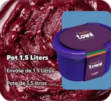 无糖巴西莓冰沙与瓜拉纳 - 1.5升罐