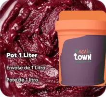 巴西莓冰沙与瓜拉纳 - 1升