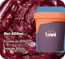 无添加糖的巴西莓冰沙与瓜拉纳 - 500毫升罐