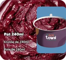 无添加糖的巴西莓冰沙与瓜拉那 - 240毫升罐