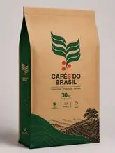用于咖啡出口的牛皮纸袋，30公斤，内层叠加聚乙烯