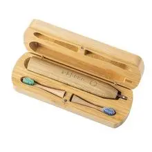 竹制牙刷收纳器 | 电动牙刷旅行盒