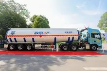 Trailer for container and tank