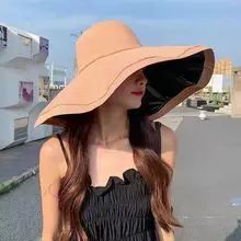 防晒帽遮阳帽子女夏遮脸防紫外线太阳帽