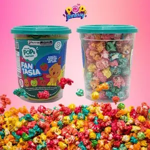 五彩缤纷的爆米花幻想