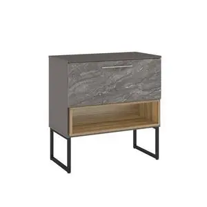 维琴察80厘米带腿浴室梳妆台