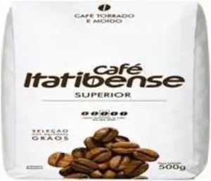 焙炒的咖啡和顶部-100%阿拉比卡咖啡粉