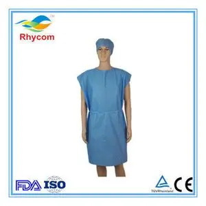 Disposable non-woven patient gown/isolation gown/visit gown/...