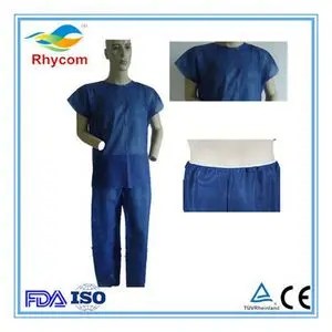 Customized disposable non-woven suit/patient gown