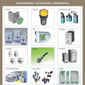 电感式传感器、断路器、接触器、灯具、管道等 