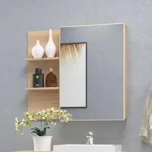 Jazz 80厘米带镜子的浴室柜