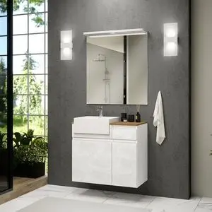 浴室柜、镜子和洗手盆套装 Cora 80cm