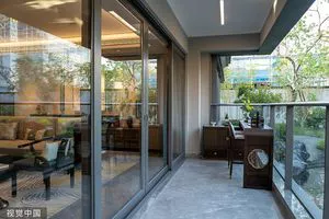 铝合金室外全景推拉门