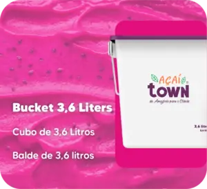 火龙果冰沙与百香果 - 3.6升桶装