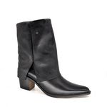 女性靴 Loren 高级皮革 - 重叠设计 - 当代风格 Perlatto